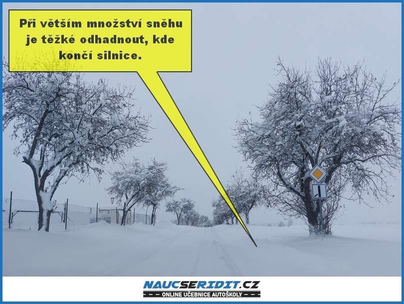 Zasněžená krajnice